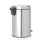 Мусорное ведро с педалью Brabantia NewIcon 12 л FPP, матовая сталь, серебристое — фото 3