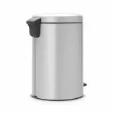 Мусорное ведро с педалью Brabantia NewIcon 20 л, сталь, серый металлик — фото 3