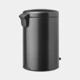 Мусорное ведро с педалью Brabantia NewIcon 20 л, сталь, серое — фото 4