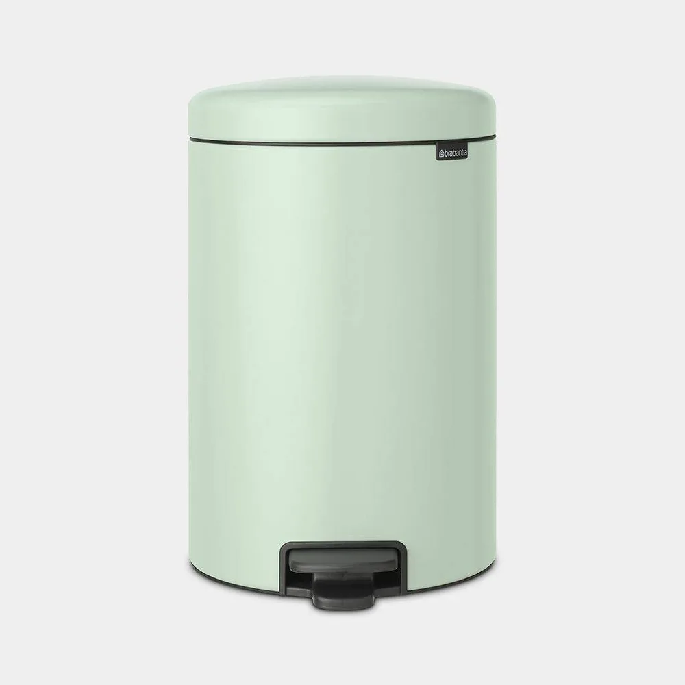Мусорное ведро с педалью Brabantia NewIcon 20 л, сталь, зелёное