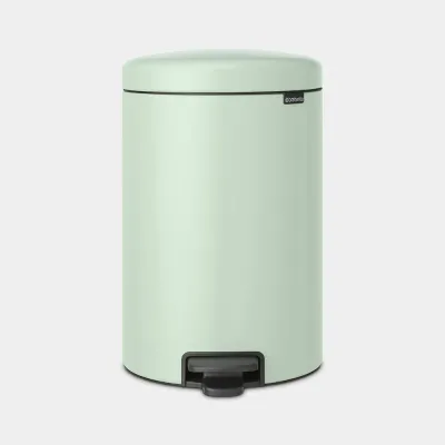 Мусорное ведро с педалью Brabantia NewIcon 20 л, сталь, зелёное