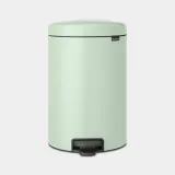 Мусорное ведро с педалью Brabantia NewIcon 20 л, сталь, зелёное — фото 1