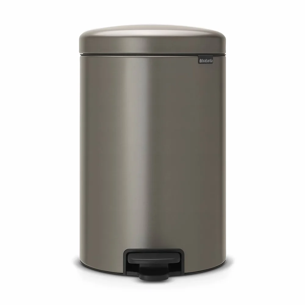 Мусорное ведро с педалью Brabantia NewIcon 20 л, сталь, полипропилен