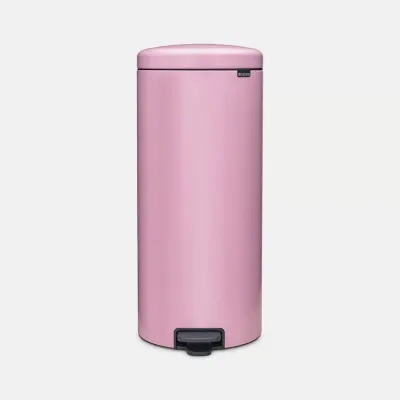 Мусорное ведро с педалью Brabantia NewIcon 30 л, нержавеющая сталь, розовое