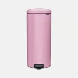 Мусорное ведро с педалью Brabantia NewIcon 30 л, нержавеющая сталь, розовое — фото 1