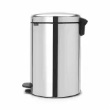 Мусорное ведро с педалью Brabantia NewIcon 20 л, полированная сталь, серебристое — фото 2