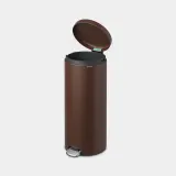 Мусорное ведро с педалью Brabantia NewIcon 30 л, нержавеющая сталь, коричневое — фото 3