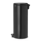 Мусорное ведро с педалью Brabantia NewIcon 30 л, нержавеющая сталь, чёрное — фото 2