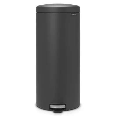 Мусорное ведро с педалью Brabantia NewIcon 30 л, Mineral Infinite Grey, серое