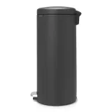Мусорное ведро с педалью Brabantia NewIcon 30 л, Mineral Infinite Grey, серое — фото 2
