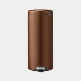 Мусорное ведро с педалью Brabantia NewIcon 30 л, нержавеющая сталь, Warm Bronze — фото 1