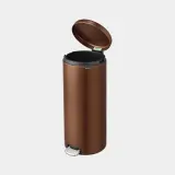 Мусорное ведро с педалью Brabantia NewIcon 30 л, нержавеющая сталь, Warm Bronze — фото 3