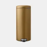 Мусорное ведро с педалью Brabantia NewIcon 30 л, нержавеющая сталь, Warm Brass — фото 1