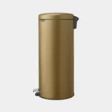 Мусорное ведро с педалью Brabantia NewIcon 30 л, нержавеющая сталь, Warm Brass — фото 3