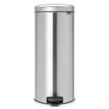 Мусорное ведро с педалью Brabantia NewIcon 30 л FPP, матовая сталь, серебристое — фото 1