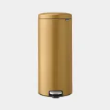 Мусорное ведро с педалью Brabantia NewIcon 30 л золотой — фото 1
