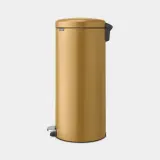Мусорное ведро с педалью Brabantia NewIcon 30 л золотой — фото 2