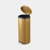 Мусорное ведро с педалью Brabantia NewIcon 30 л золотой — фото 3