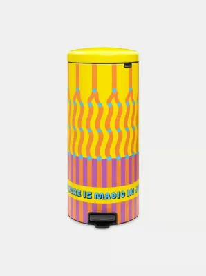 Мусорное ведро с педалью Brabantia NewIcon 30 л Yinka Ilori разноцветное