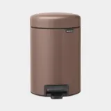Мусорное ведро с педалью Brabantia NewIcon 3 л Satin Taupe коричневое — фото 1