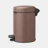 Мусорное ведро с педалью Brabantia NewIcon 3 л Satin Taupe коричневое — фото 2