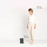 Мусорное ведро с педалью Brabantia NewIcon 3 л Satin Taupe коричневое — фото 6