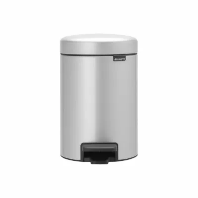 Мусорное ведро с педалью Brabantia NewIcon 3 л металлический серый
