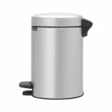 Мусорное ведро с педалью Brabantia NewIcon 3 л металлический серый — фото 2