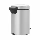 Мусорное ведро с педалью Brabantia NewIcon 3 л металлический серый — фото 3