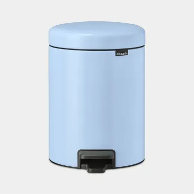 Мусорное ведро с педалью Brabantia NewIcon 5 л Dreamy Blue синее