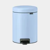 Мусорное ведро с педалью Brabantia NewIcon 5 л Dreamy Blue синее — фото 1
