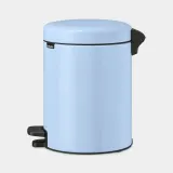 Мусорное ведро с педалью Brabantia NewIcon 5 л Dreamy Blue синее — фото 3