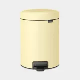 Мусорное ведро с педалью Brabantia NewIcon 5 л Mellow Yellow жёлтое — фото 1