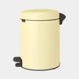 Мусорное ведро с педалью Brabantia NewIcon 5 л Mellow Yellow жёлтое — фото 2