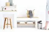 Мусорное ведро с педалью Brabantia NewIcon 5 л матовая сталь серебристое — фото 4