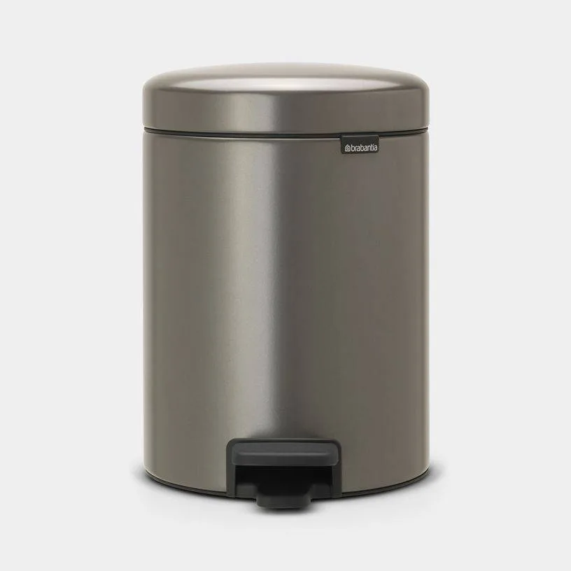 Педальное мусорное ведро Brabantia NewIcon Recykling 2x2 л для сортировки отходов, платиновый