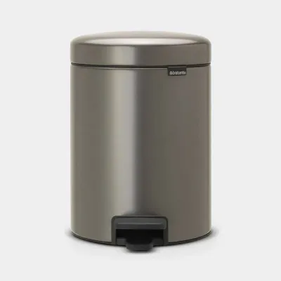 Педальное мусорное ведро Brabantia NewIcon Recykling 2x2 л для сортировки отходов, платиновый