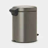 Педальное мусорное ведро Brabantia NewIcon Recykling 2x2 л для сортировки отходов, платиновый — фото 2