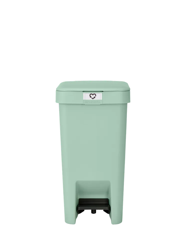 Мусорное ведро с педалью Brabantia StepUp 10 л Jade Green зелёное