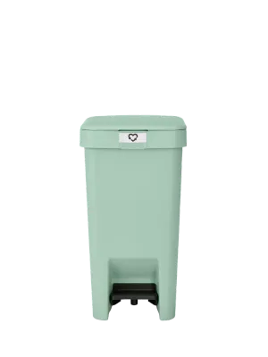 Мусорное ведро с педалью Brabantia StepUp 10 л Jade Green зелёное