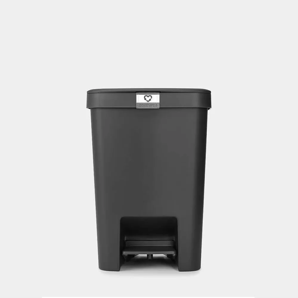 Мусорное ведро с педалью Brabantia StepUp 25 л тёмно-серое