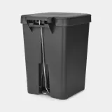 Мусорное ведро с педалью Brabantia StepUp 25 л тёмно-серое — фото 6