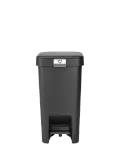 Мусорное ведро с педалью Brabantia StepUp 10 л Dark Grey тёмно-серое — фото 1