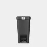 Мусорное ведро с педалью Brabantia StepUp 10 л тёмно-серое — фото 1