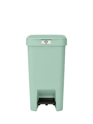 Мусорное ведро с педалью Brabantia StepUp 16 л Jade green зелёное