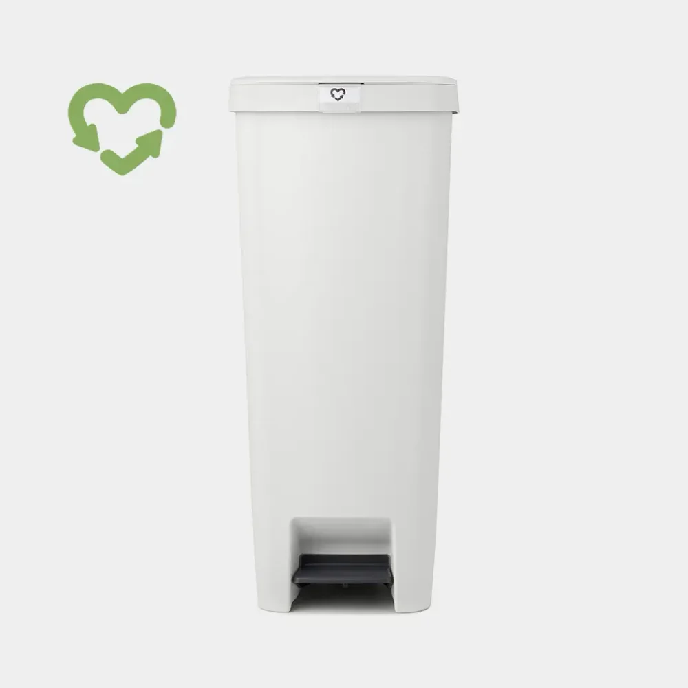 Мусорное ведро с педалью Brabantia StepUp 40 л светло-серое