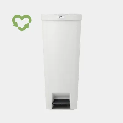 Мусорное ведро с педалью Brabantia StepUp 40 л светло-серое