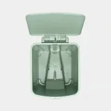 Мусорное ведро с педалью Brabantia StepUp 25 л Jade Green зелёное — фото 6
