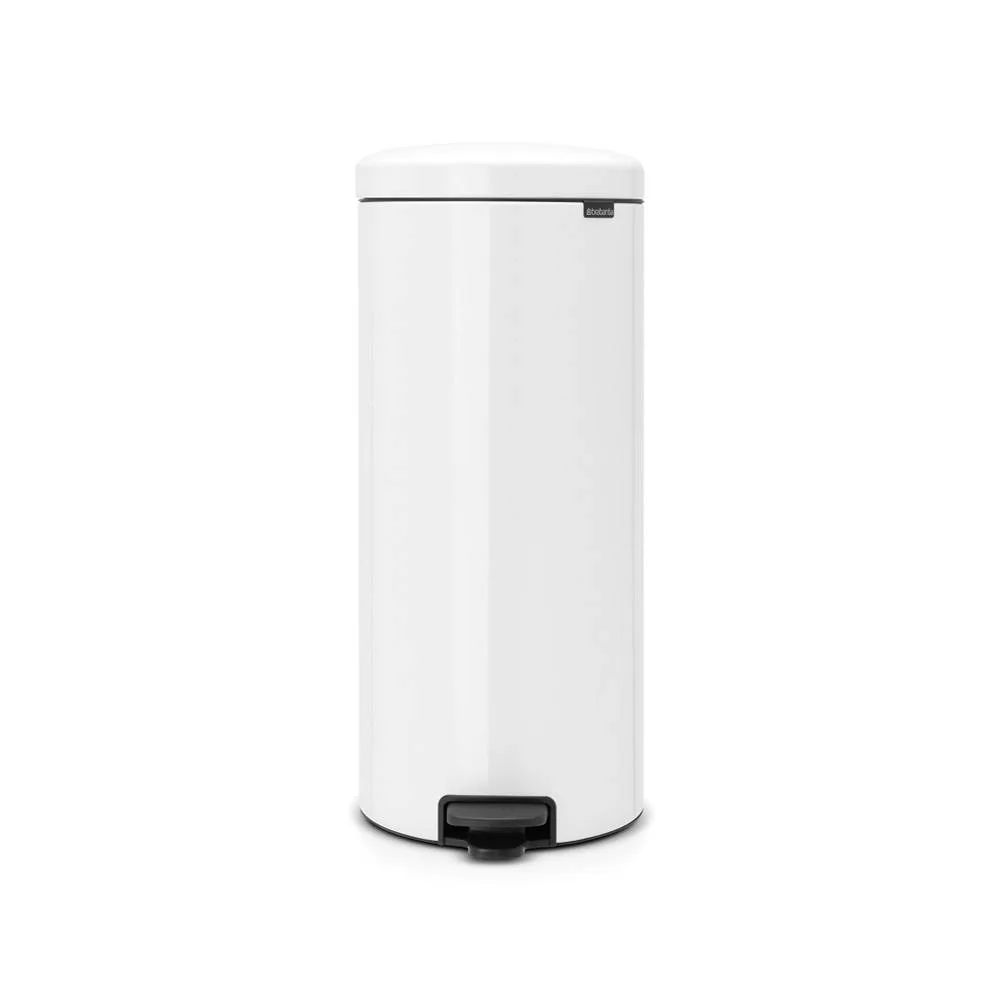 Мусорное ведро с педалью Brabantia NewIcon 30 л белое