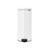 Мусорное ведро с педалью Brabantia NewIcon 30 л белое — фото 1